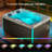 3-person Outdoor Hot Tub With 36 Water Jets And Digital Control System
