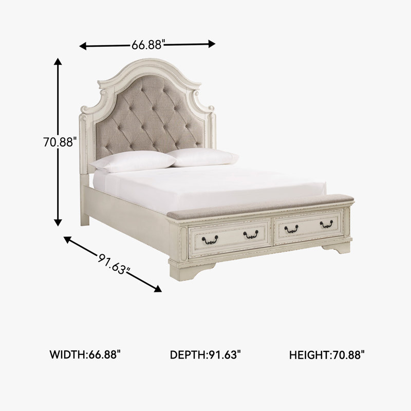 Monaghan Upholstered Storage Bed