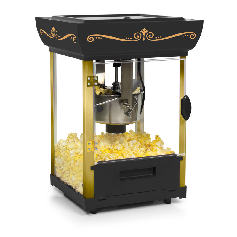 Nostalgia 2.5-ounce Popcorn Cart - 48 Inches Tall - Red, Black