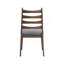 Ensemble de 2 chaises d'appoint au fini lin et noyer Mayah-1258593435