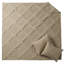 Ensemble de courtepointe taupe mousseline très grand-119377469