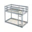 Solid Wooden , Solid Rubber Wooden over Loft Bed with Ladder ,Upper and Bottom Bed Platforms crafted with Strengthened Slats-285519106