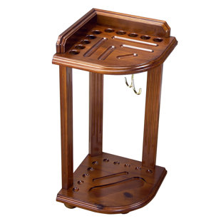 The Level Best Wood Pool Cue Rack