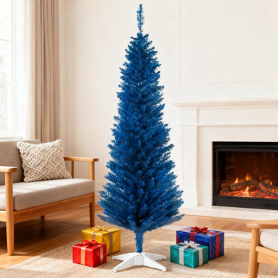 Arbre de Noël crayon bleu 5 pi