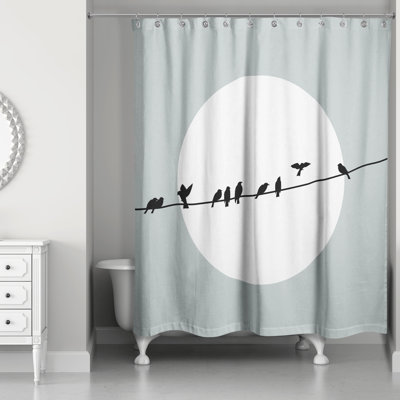 Rideau de douche simple