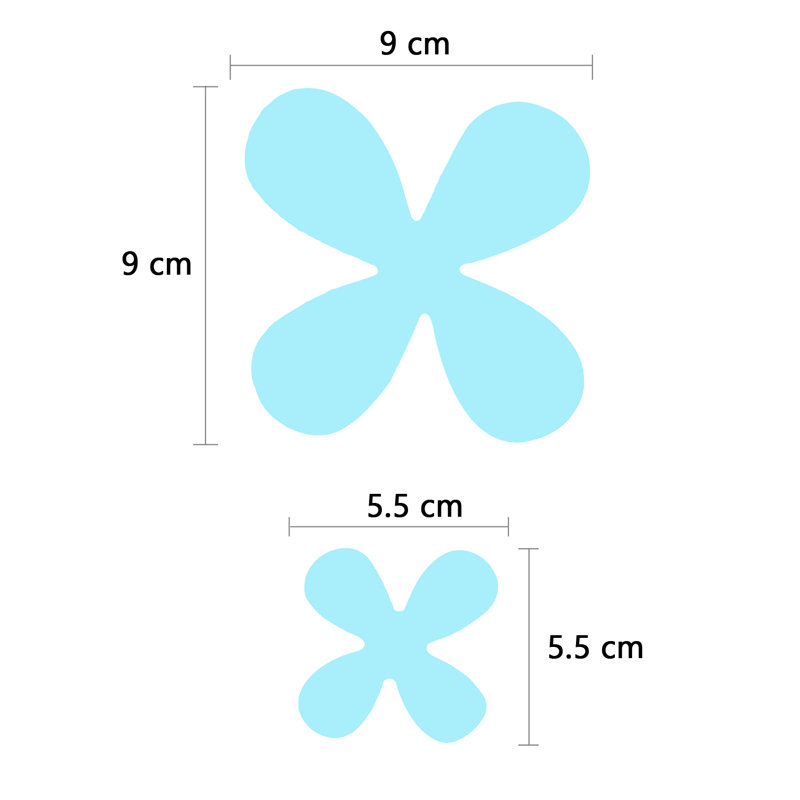 Plants & Flowers Wall Decal, Turquoise
