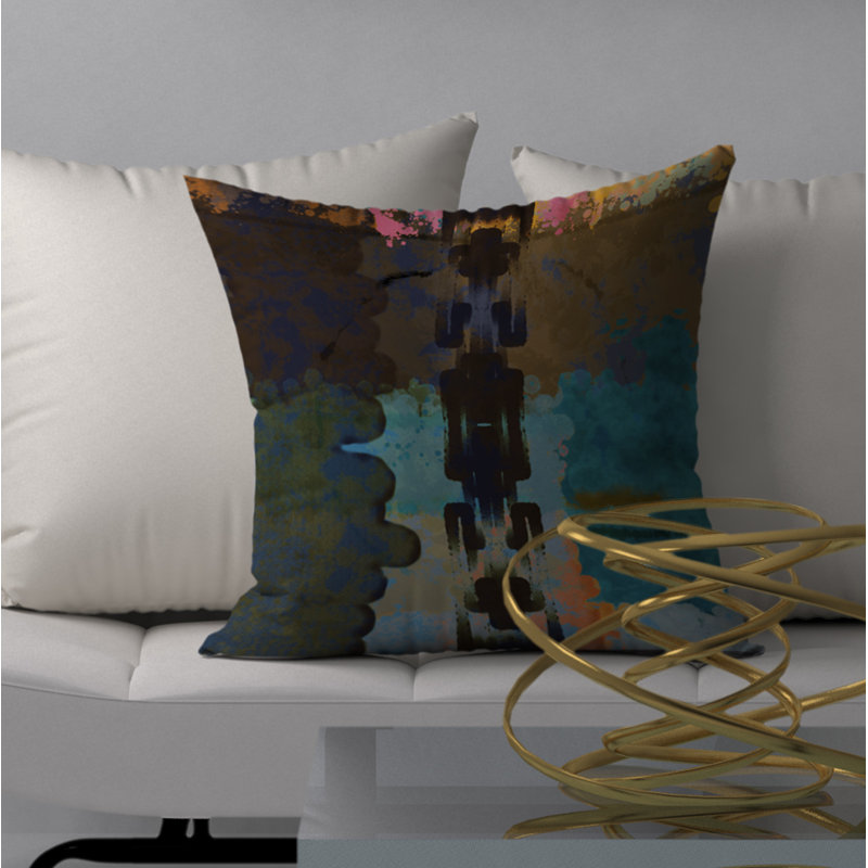  Housse et insert de coussin carré Fres Fres, 18" x 18"