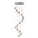 Neher 14 - Light Chrome LED Cluster Pendant
