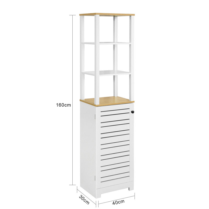 Gustina Freestanding Linen Cabinet