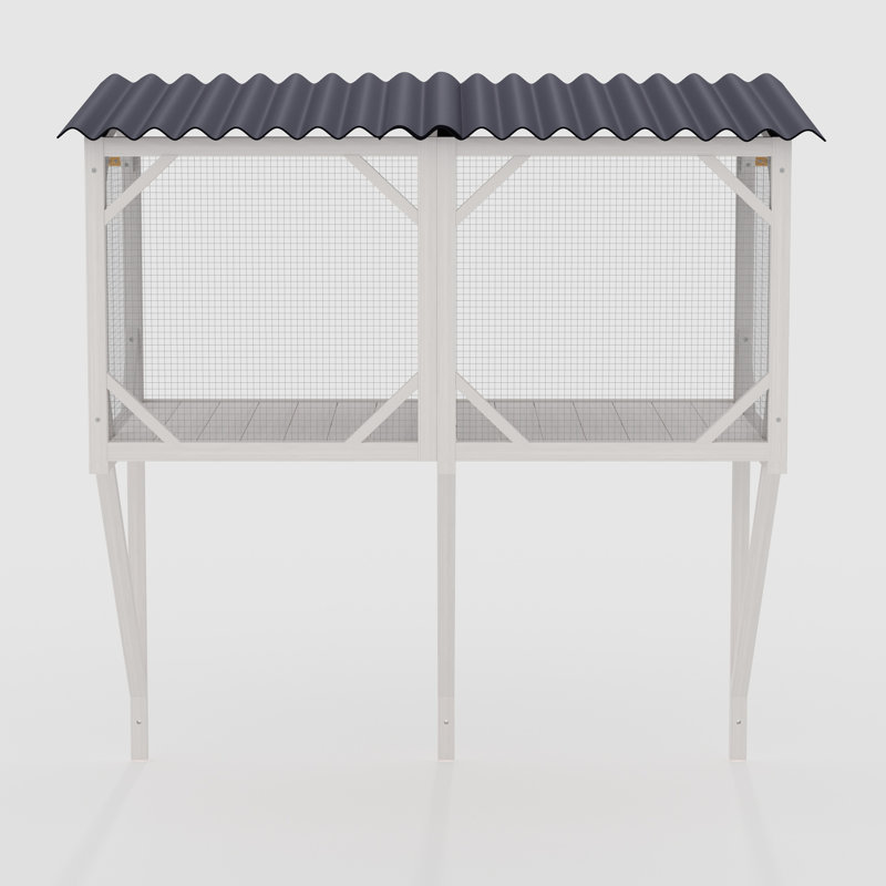 Panoramic Outdoor Catio Solid Finnish Spruce Wood Modern Window Box For Year-round Enjoyment