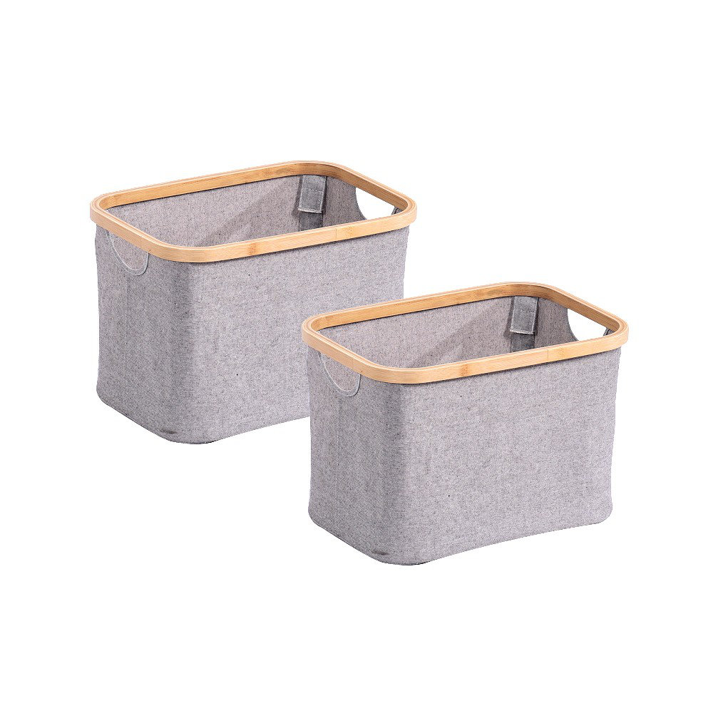 Bamboo Rim Storage Basket