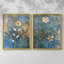 FLORAL Series XLIII - reproduction encadrée de qualité supérieure - prête à être accrochée - aucun clou requis - aucun clou requis-641663835-641663837