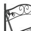 Vidaxl Flower Rack Black 22"X11.8"X37.8" Steel