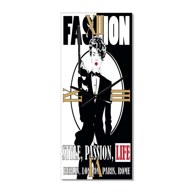 Horloge murale Style Passion Life Fashion Girl II, Petit