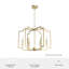 Plafonnier lustre 6 lumières 30 pouces Hunter-74777753-74777756