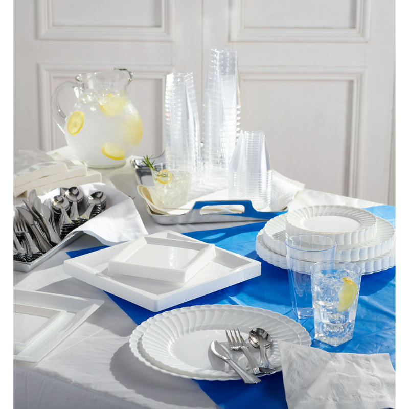Disposable Tablecloth, White