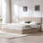Gaillarde Hydraulic Lift Up Storage Upholstered Platform Bed-602637131-603326162