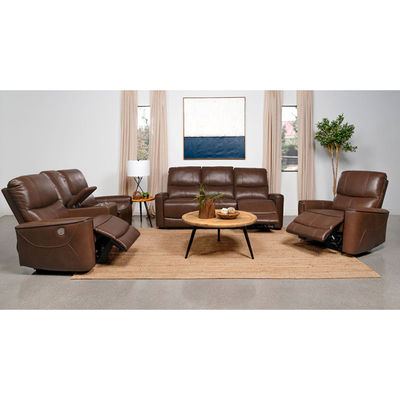 Upholstered Power Reclining Loveseat