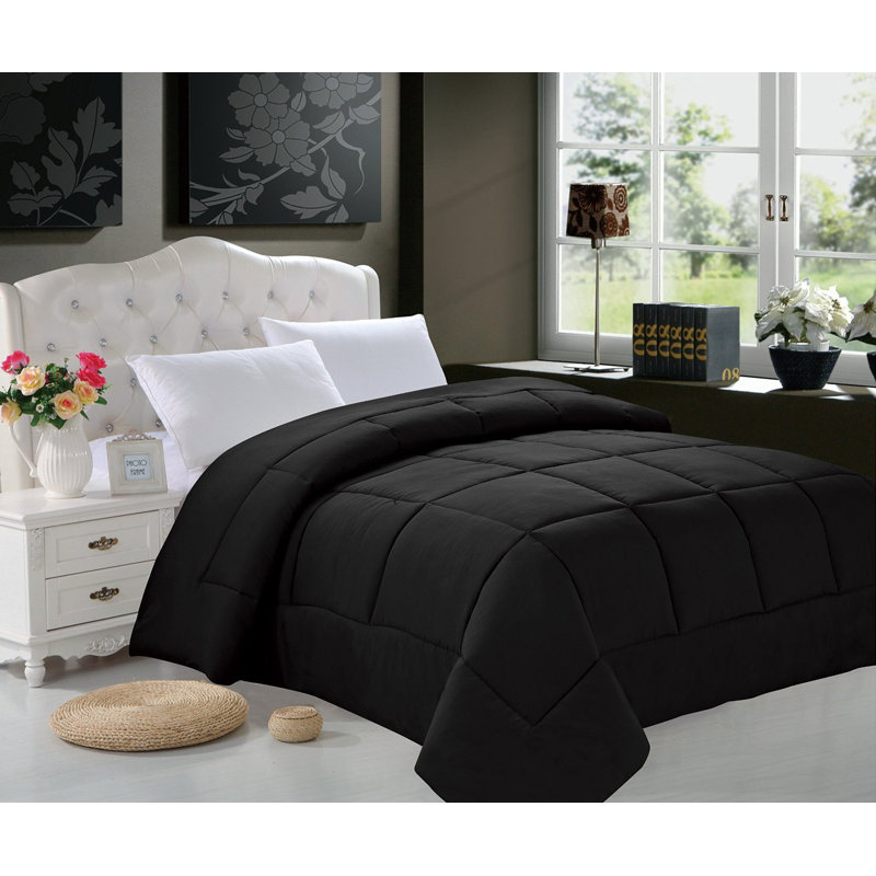 Édredon en duvet synthétique toutes saisons, Édredon double / grand + 2 taies décoratives sta