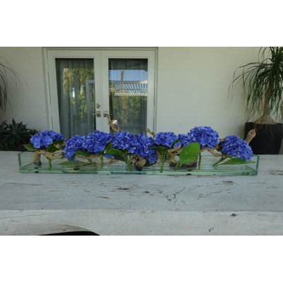 Hydrangea Arrangement in Planter