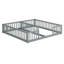 Lit double double au sol - Clôture et garde-corps inclus, sans porte-586732784