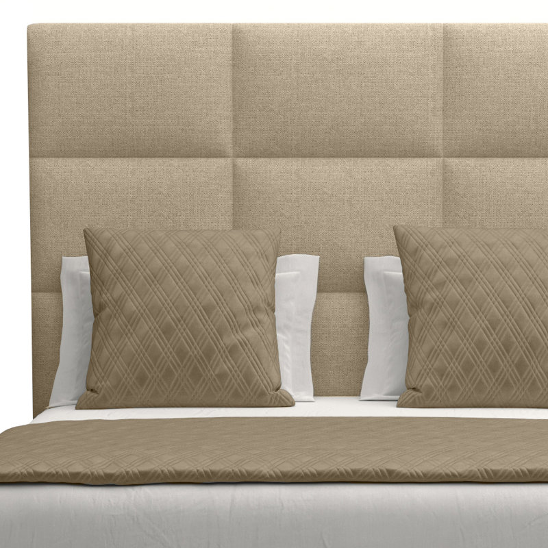 Dezyah Upholstered Standard Bed, California King, Flax Revolution®