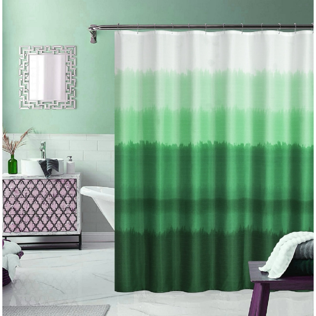 Ailea Ombre Shower Curtain East Urban Home 