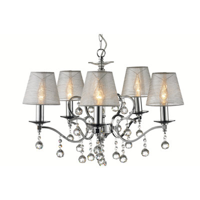 Grensholm 5 - Light Shaded Chandelier