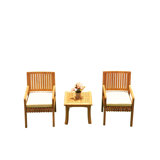 Giva Outdoor 3 - Piece Teak Bistro Set