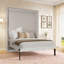 Grand lit escamotable rotatif avec supports de rangement cachés, lit mural multifonctionnel peu encombrant pour le bureau à domicile et les petites pièces, blanc-877646685