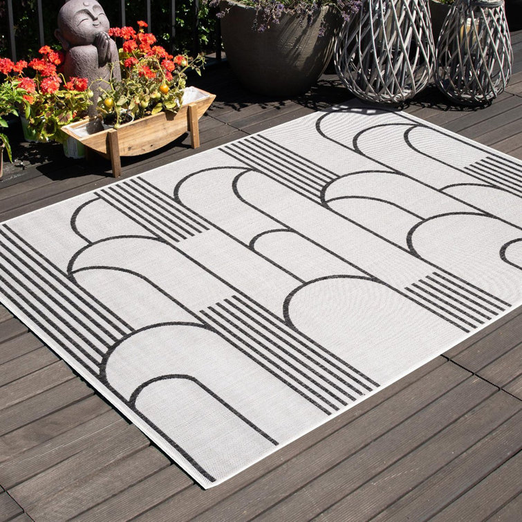 Tapis intérieur / extérieur d'extérieur moderne