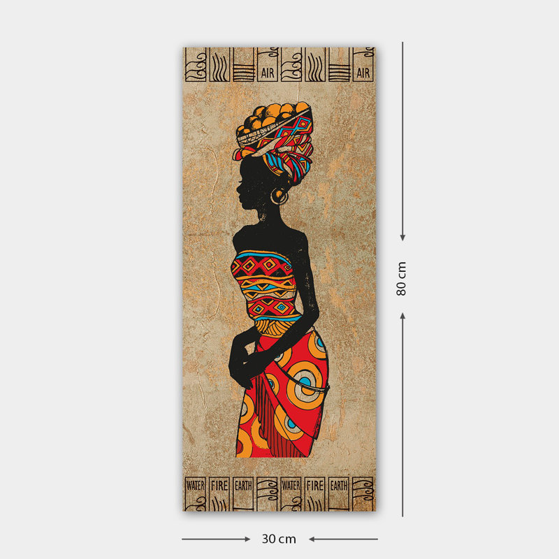 Stunning Decorative Canvas Painting, 11.8 x 31.5 inches | 100% Canvas Artwork, Framed with 100% Wooden Frame (Thickness: 1.6 inches) | Perfect for Home Decor, Living Room & Office, Elegant & Eye-Catching Design
