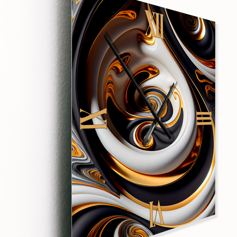 Liquide VI - Horloge murale moderne, H 28 po x l 12 po x P 1 po