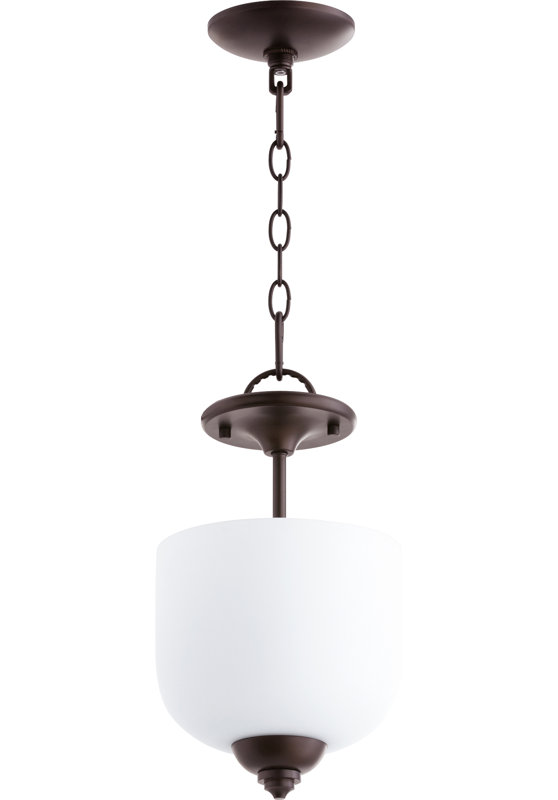 Luminaire suspendu 3 lumières simple urn Falbo, Bronze huilé