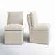 Alayaa Upholstered Side Chair with Casters