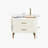 20" Modern Bedroom Nightstand with 2 Drawers, Bedside End Tables-1177373223
