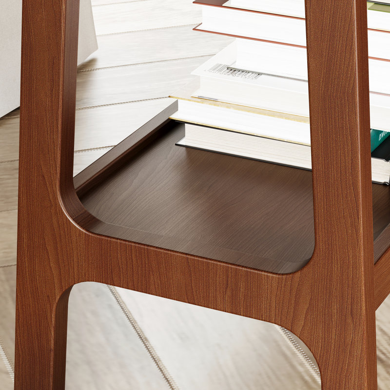Petite table d'appoint peu encombrante avec rangement pour le bureau de la chambre à coucher