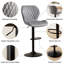 Tabouret de bar pivotant à hauteur réglable-122442409