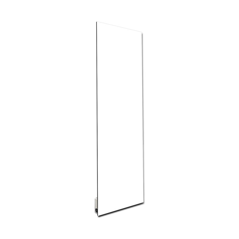 White Tempered Glass Radiant Wall Mounted Heater, 16x48