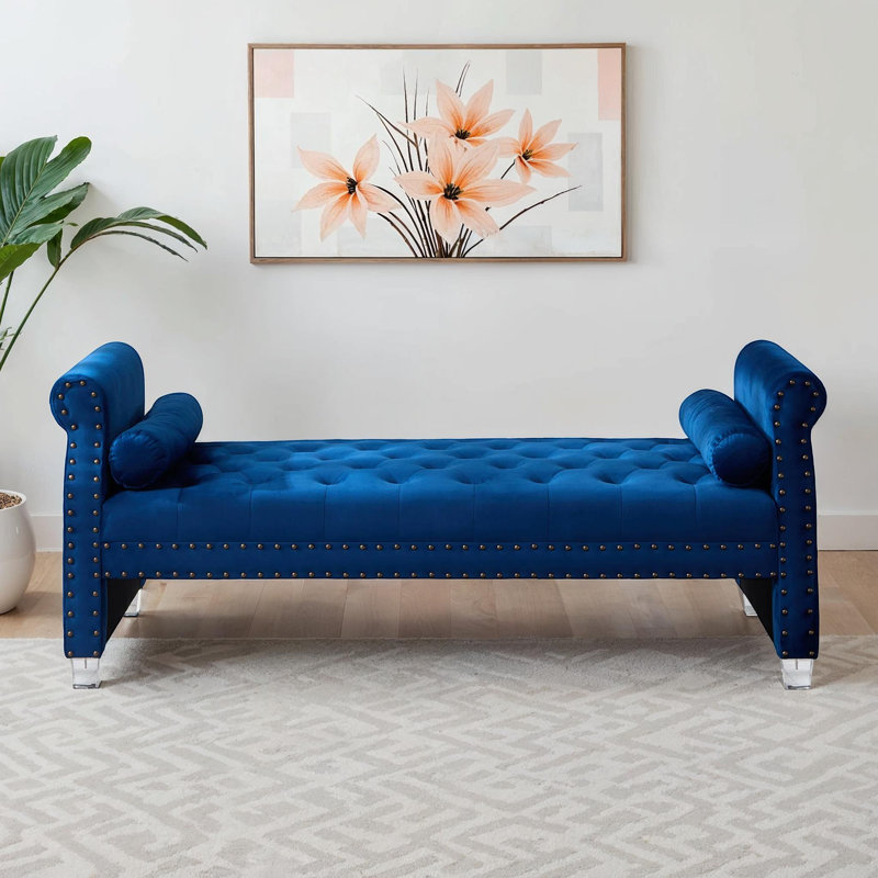 Banc Stephenie, Velours bleu marine