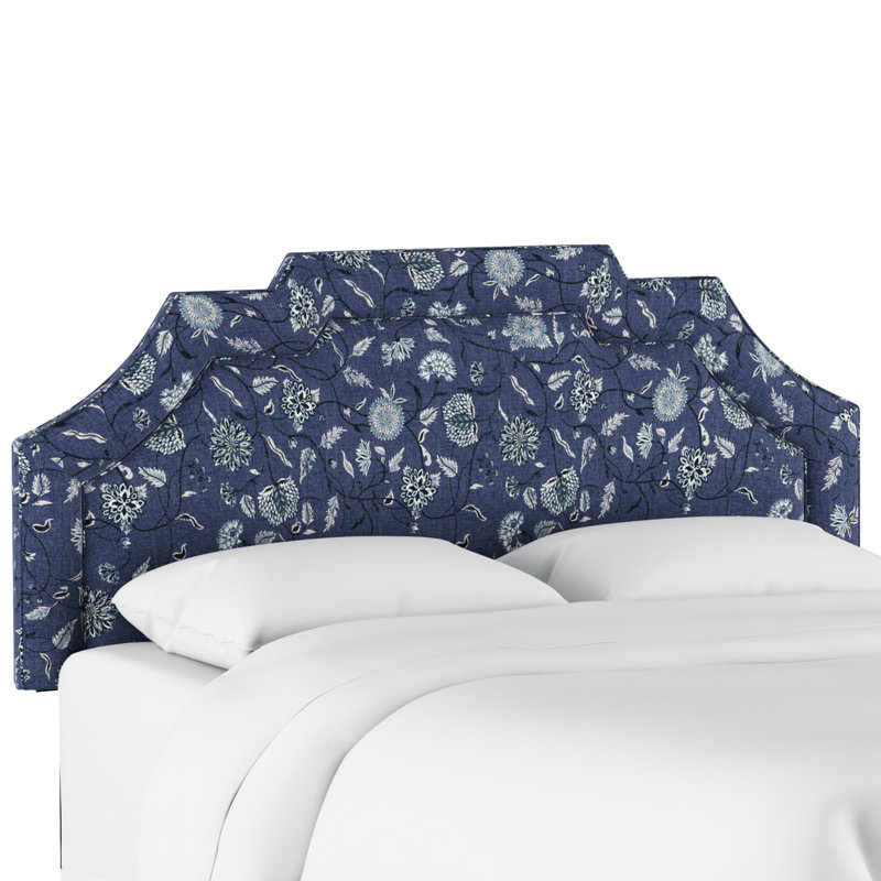 Dwyer Upholstered Headboard, Twin, Dahlia Blue