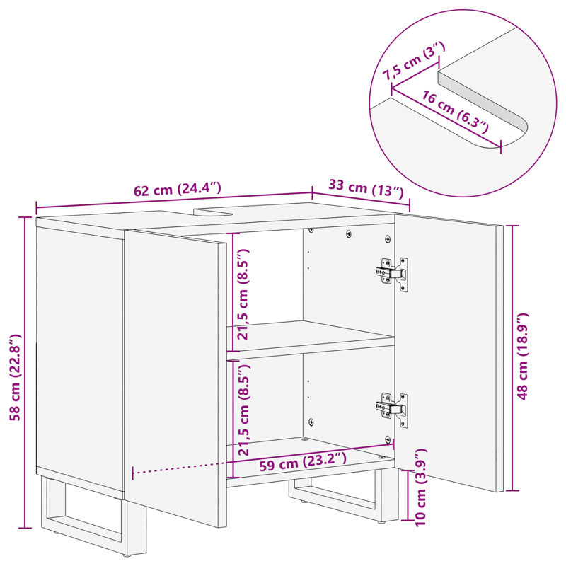 Bathroom Vanity with Basin