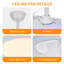 Ventilateur de plafond 42 po rétractable avec lumière et télécommande, ventilateur de plafond moderne à courant continu-641957908