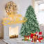 Arbre de Noël 7,5 pi avec teinte bleu-vert et 2908 pointes en PE + PVC - arbre unique avec branches articulées-1699625255-1699625259