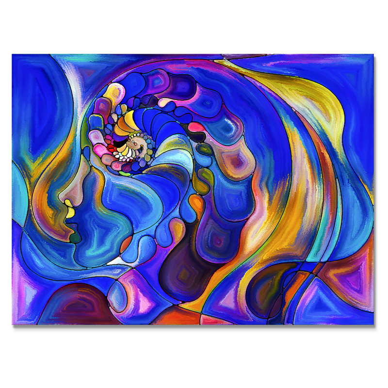 Reproduction sur toile de Life Geometrie Series, H 12 po x l 20 po, Toile tendue