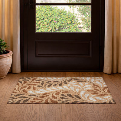 Tapis floral lavable à la machine de qualité supérieure Mayfield AMF2411