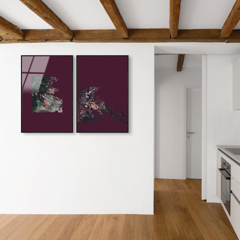 Delicate Spring Set High-Gloss Frameless Acrylic Glass Wall Art Abstract Print by Oliver Gal, Ready to Hang, 10 x 15