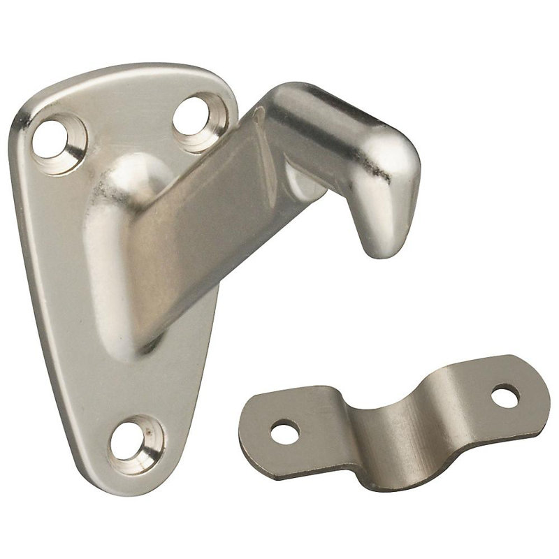 Support de main courante, Nickel satiné