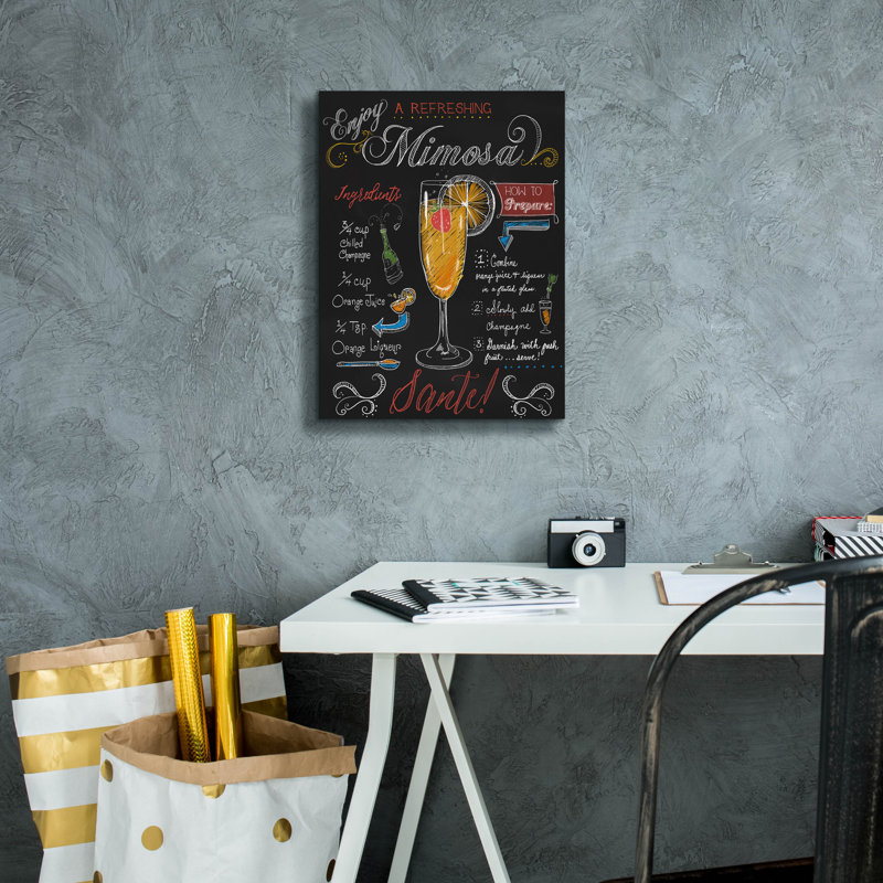 «Mimosa» par Fiona Stokes-Gilbert, art mural sur toile, H 16 po x l 12 po x P 0,75 po