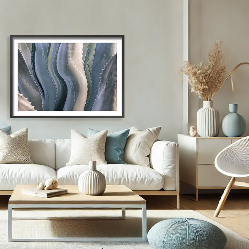 Sonoma Summertime Roadside Abstract Print by Robin Wechsler, 16" H x 24" W 